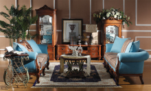 Troscán seomra suí sa bhaile nua agus loveseat gh77