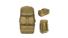 Military Tactical Backpacks Molle Army Assault Pack High Quality Cow Hide Leather Travel Duffel Bag Leather Travel Tote Bag