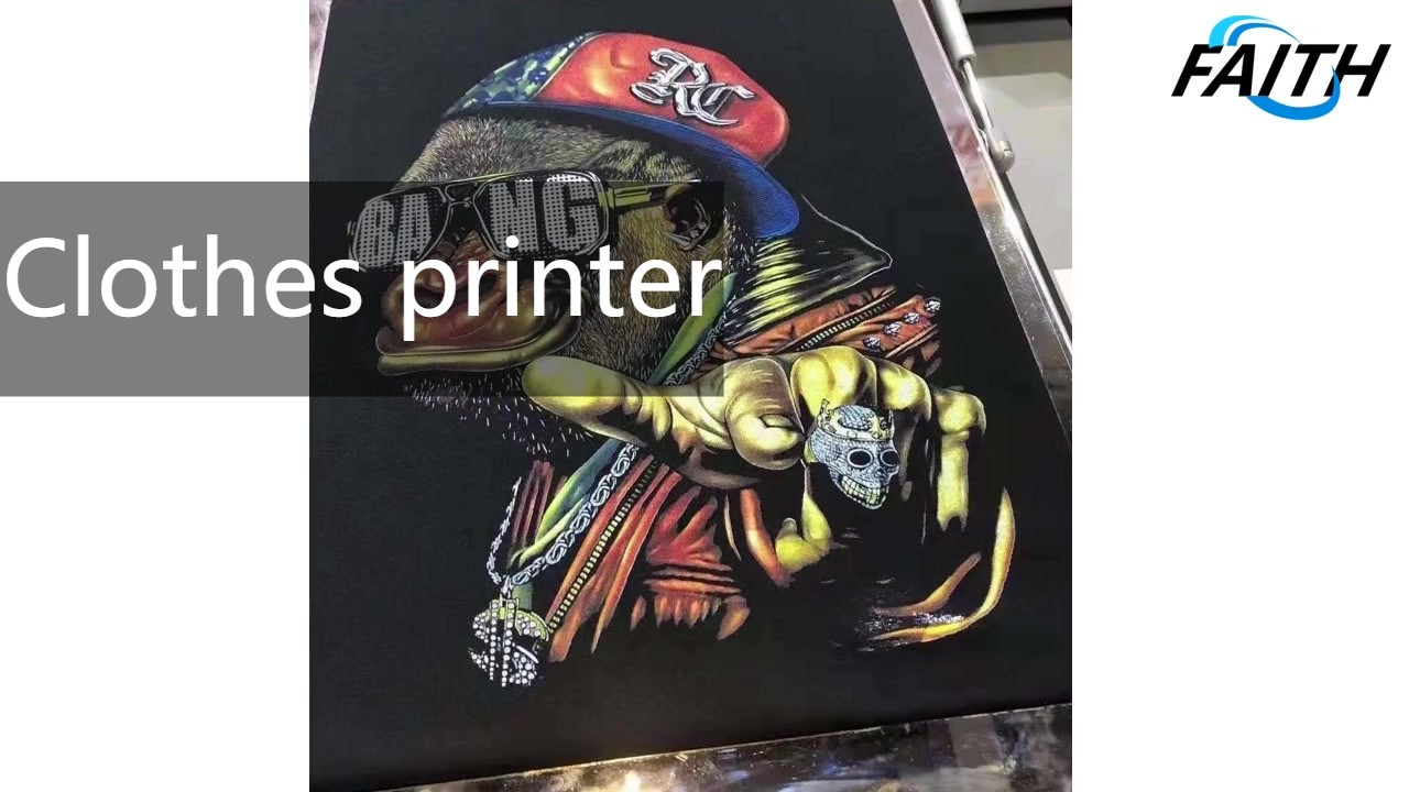 Professional Faith 3d printer directly printing  on the clothes manufacturers