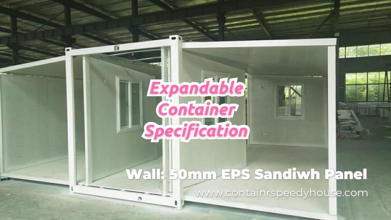 Especificación profesional de los fabricantes de contenedores expandibles