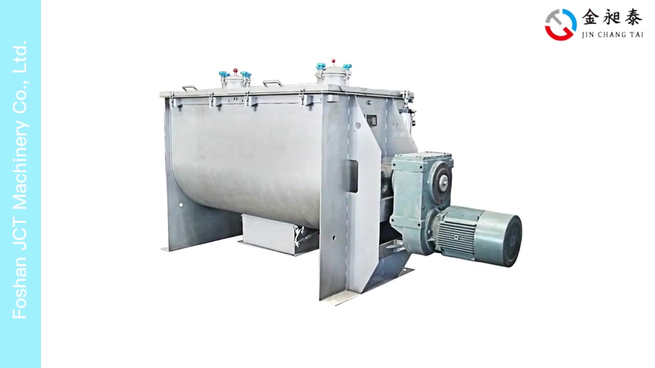 Stainless Steel Horizontal Ribbon Mixer Manufacturer Jct Machinery