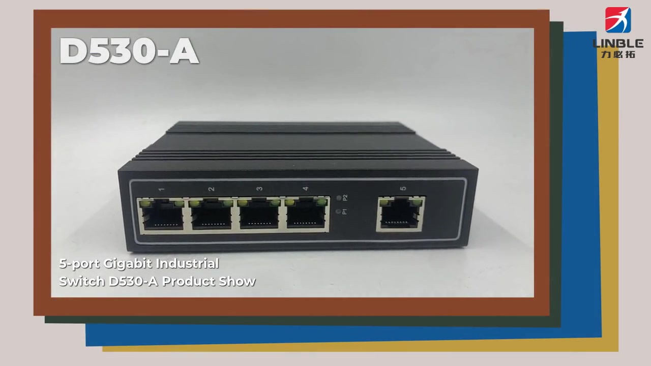 Libtor 5 Gigabit industrial switches D530-A Product display