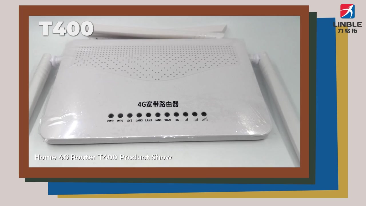 Exibição do produto Libtor Home 4G Router T400