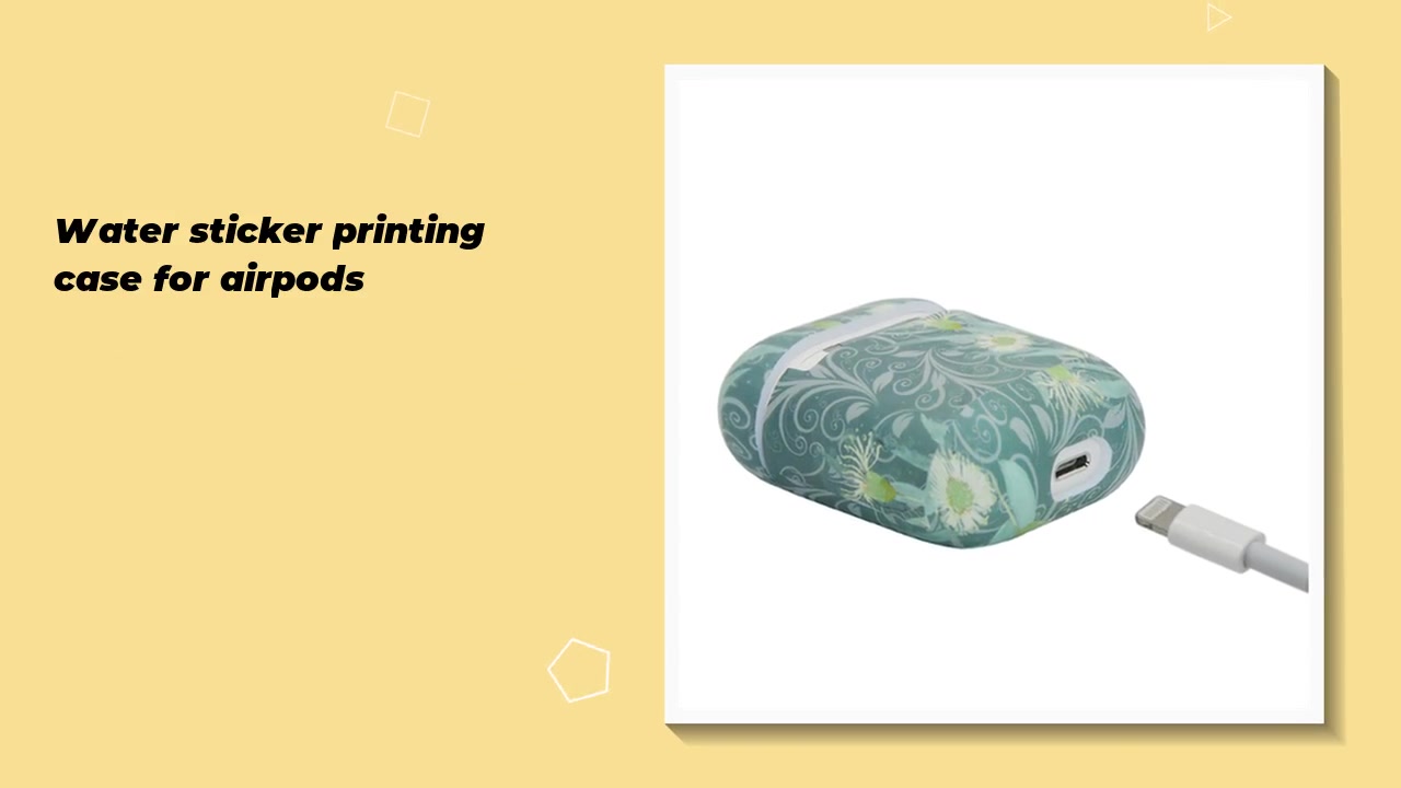 Water sticker printing AirPods case 