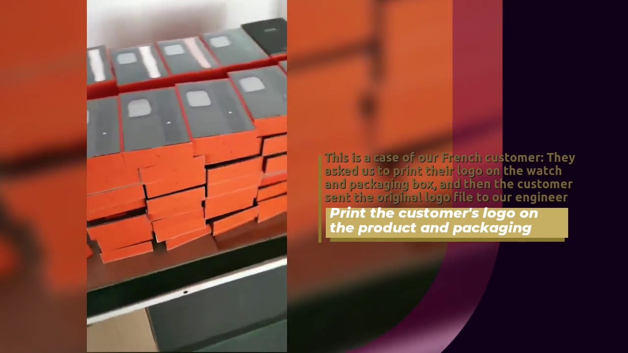 Print the customer's logo on the product and packaging