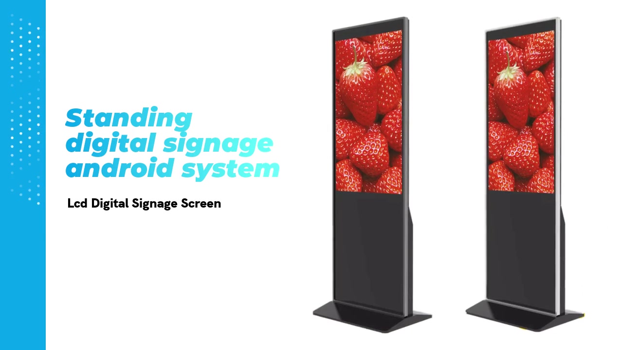 Factory tanding digital signage system GZKEDRO