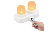12Colors Wireless Rechargeable LED Tea Lights with Remote Control
