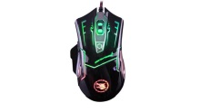 M738 Gaming Mouse Wired Breathing Light Ergonomic Game USB Computer Mice Multicolor Gamer Desktop Laptop PC Gaming Mouse, 6 Buttons Gaming Mice for Windows 7/8/10/XP Vista Linux Black