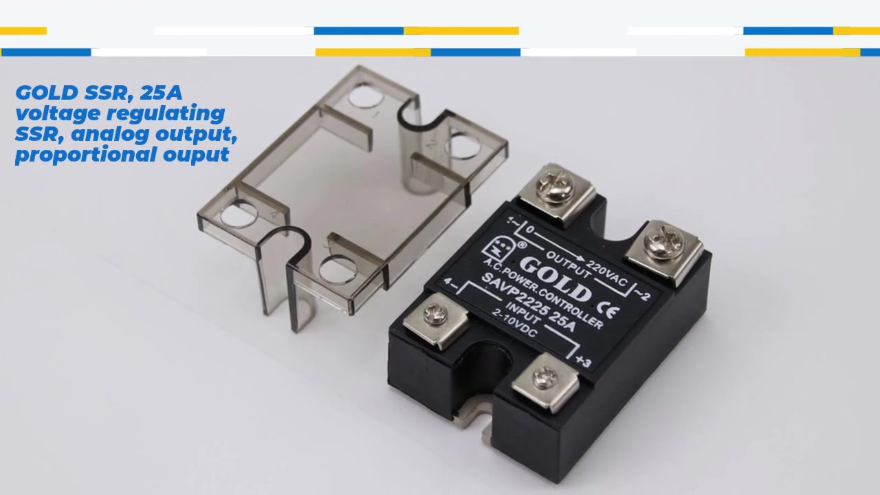GOLD SSR, 25A voltage regulating SSR, analog output, proportional ouput