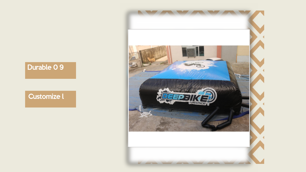 Customized Inflatable Sports, 3d Free Design Sport Airbag Factory Powerful