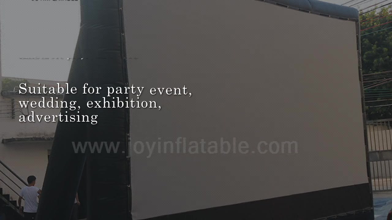 Commercial Outdoor Inflatable Projection Screen