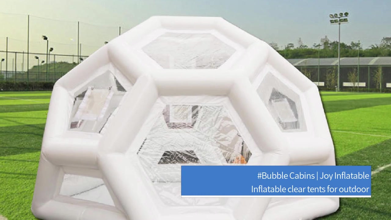 Inflatable Clear Spherical Dome Bubble Cabins Ballon Tent For Camping