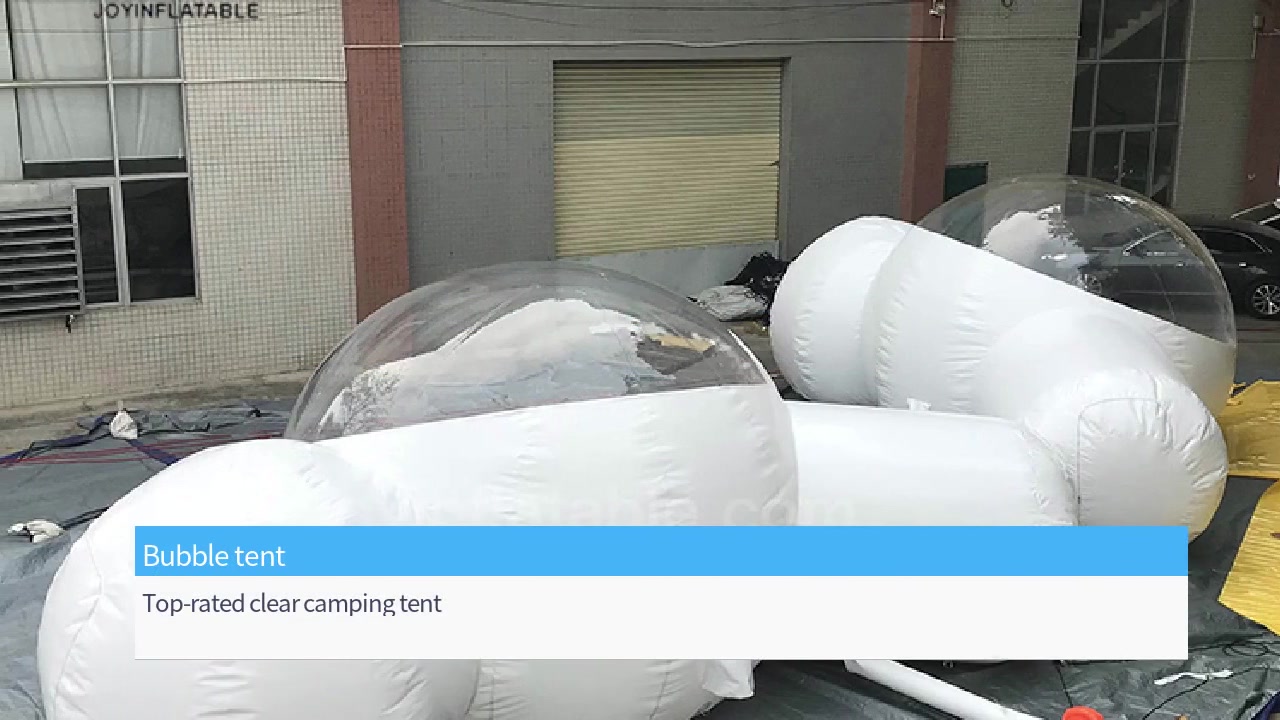 Tente gonflable en cristal clair gonflable d'hôtel de bulle de Camping de dôme extérieur de PVC à vendre