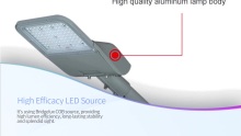 Aluminum Die Casting High Power Module IP65 Outdoor Street Light