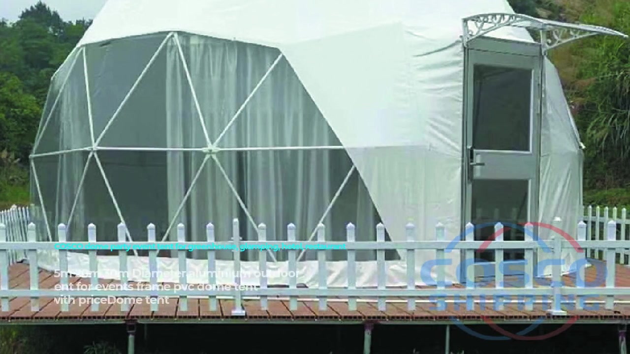 15m 20m 30m Diameter aluminium outdoor tent for events frame pvc dome tent with price