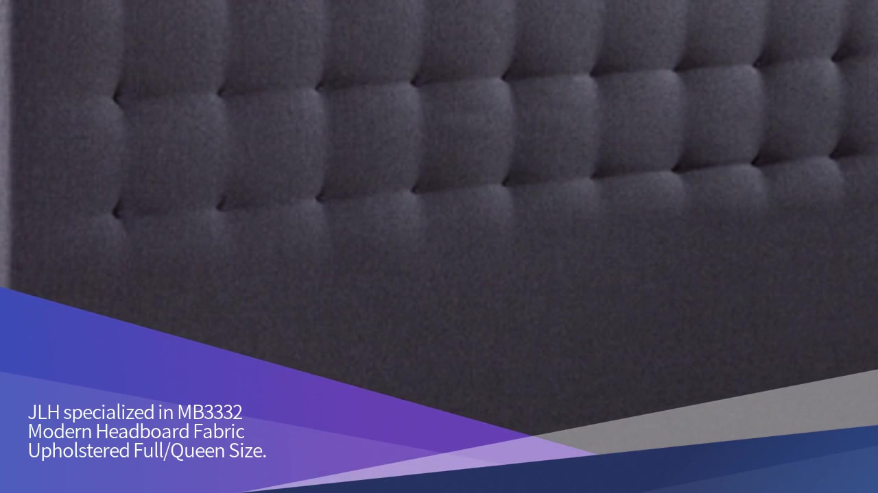 China MB3332 | Modern Headboard Fabric Upholstered Full/Queen Size manufacturers-