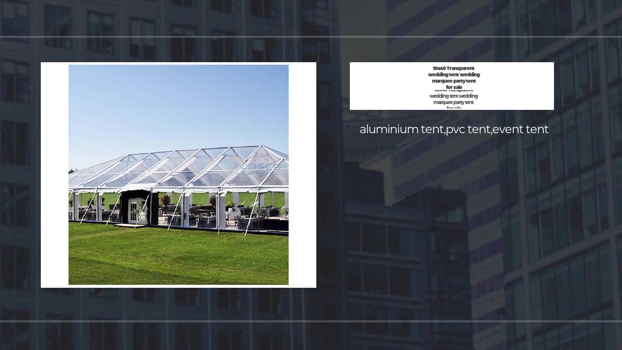 10x40 Transparent wedding tent wedding marquee party tent for sale