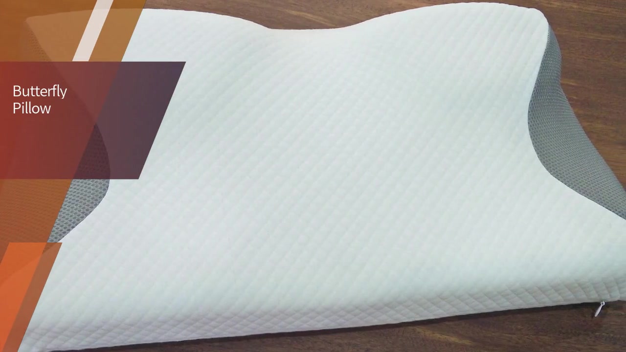 Butterfly ergonomic memory foam Pillow Wholesale-RouNuo