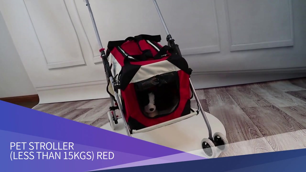 Pet Stroller(less Than 15kgs) Red