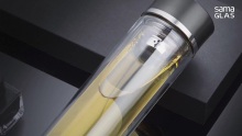 S'02A-280 Portable Glass Drinking Bottles Wholesale