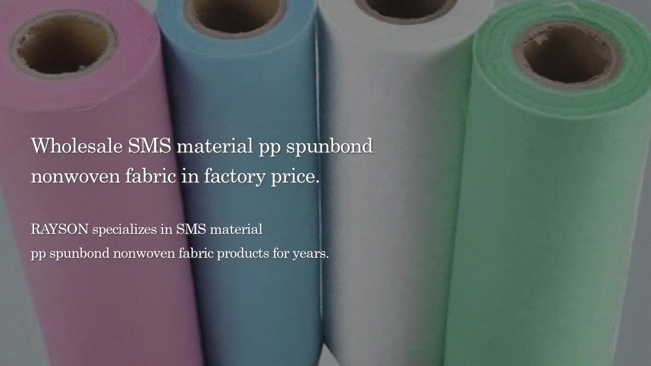 SS SMS material pp spunbond nonwoven fabric medical bed sheet
