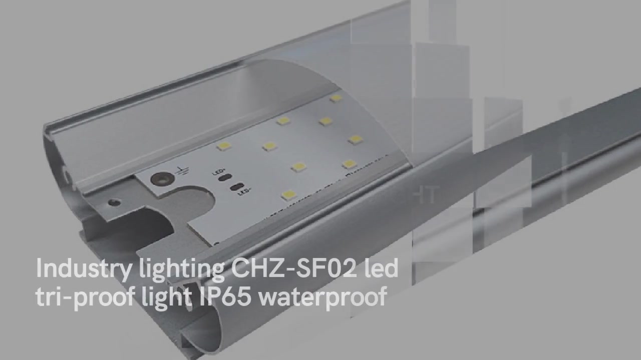 Iluminación industrial CHZ-SF02 luz led triple a prueba IP65 impermeable