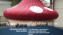 0.4mm PVC Inflatable Dome Mushroom Igloo Event Tent Manufactuer