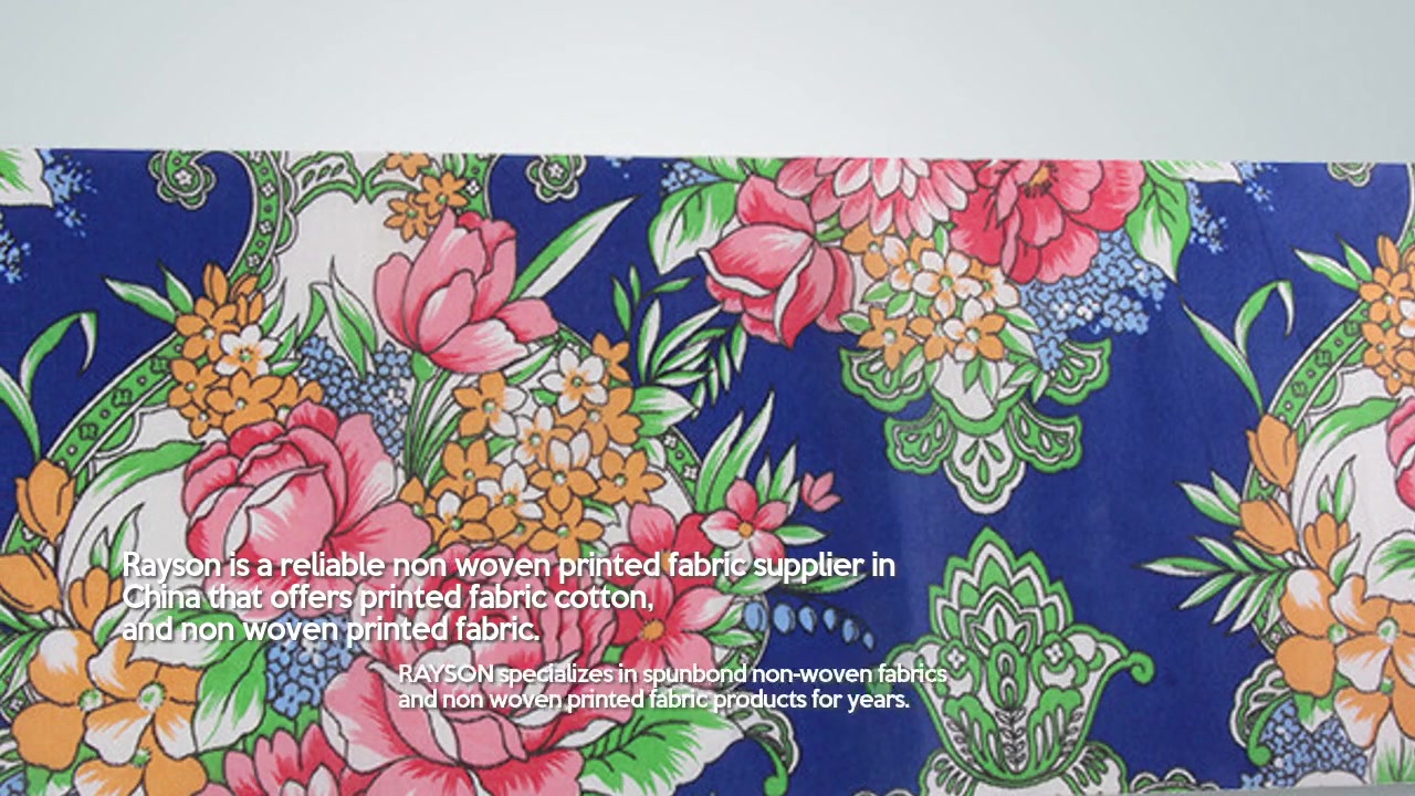 Non woven printed fabric cotton for furniture upholstery