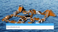 Blow-up Inflatable Water Park Commercial Inflatable Water Slide for sale