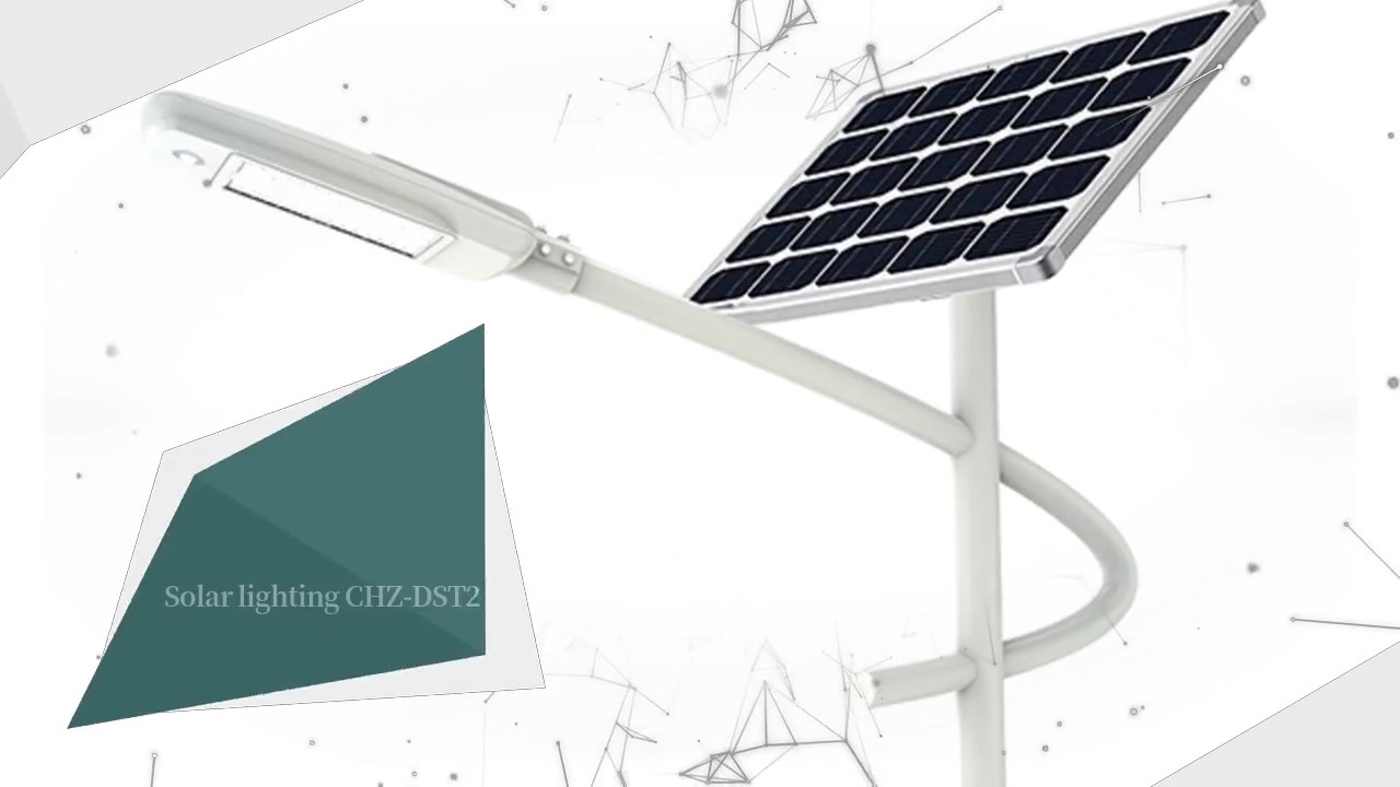 إنارة الشوارع بالطاقة الشمسية CHZ-DST2 في الهواء الطلق تعمل بالطاقة الشمسية