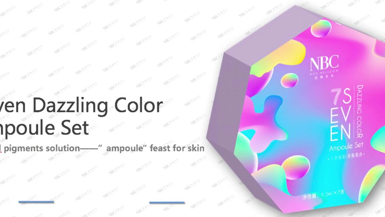 Seven Dazzling Color Ampoule Set | Nox Bellcow