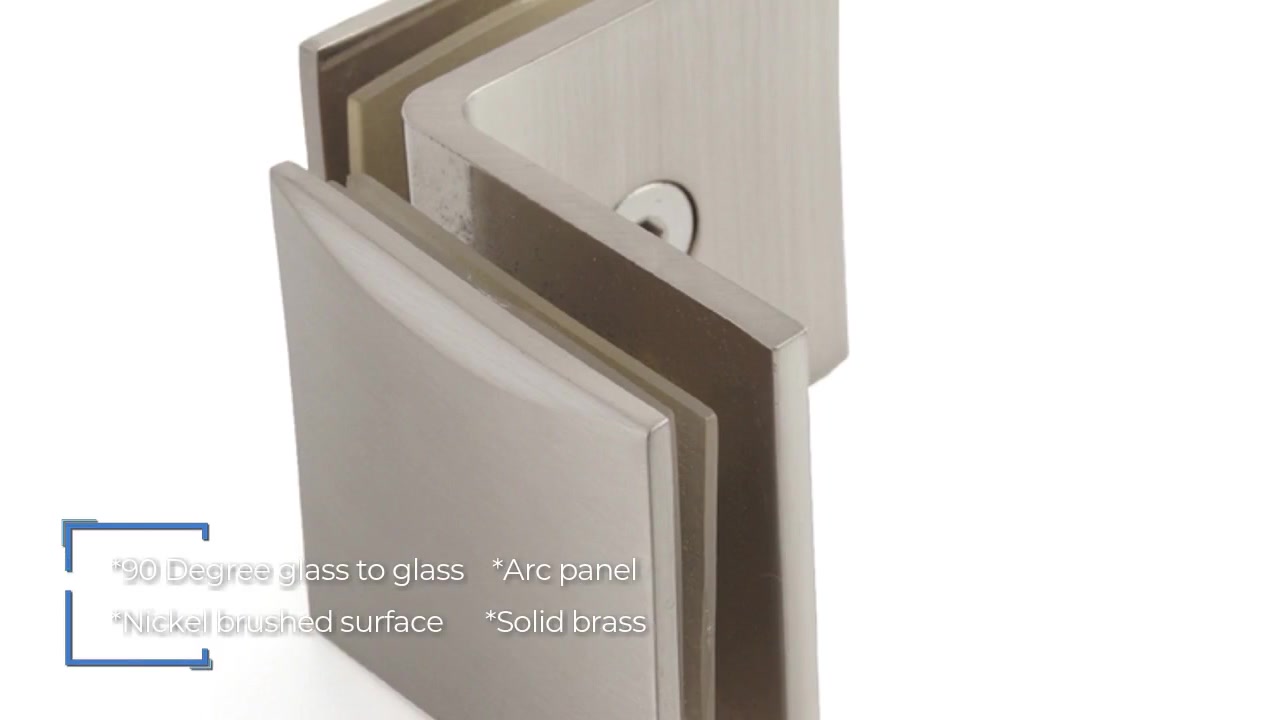 Glass Brackets Clamps&90 Degree Glass to Glass Corner Glass Clamp GC-6-90AS | JY
