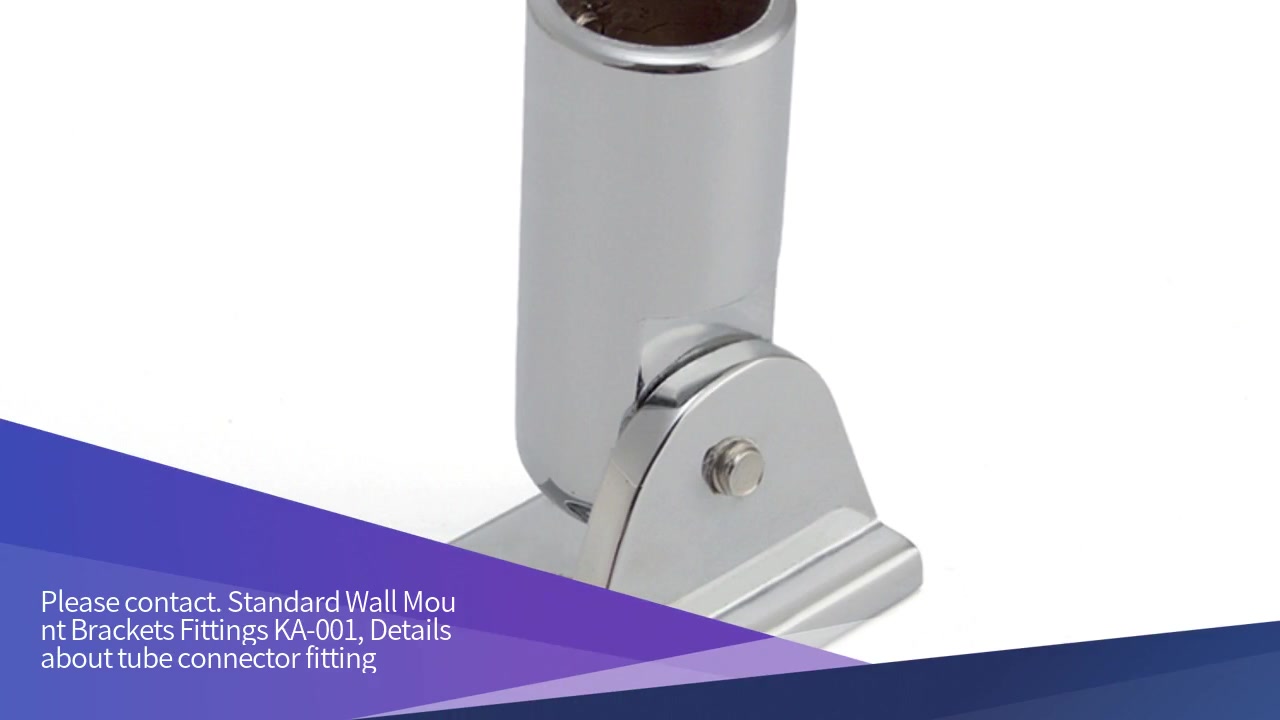 Shower Glass Panel Support Bar&Standard Wall Mount Brackets Fittings KA-001 | JY