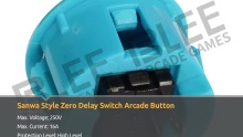 Custom Sanwa Style Zero Delay Switch Arcade Button Wholesale | Blee