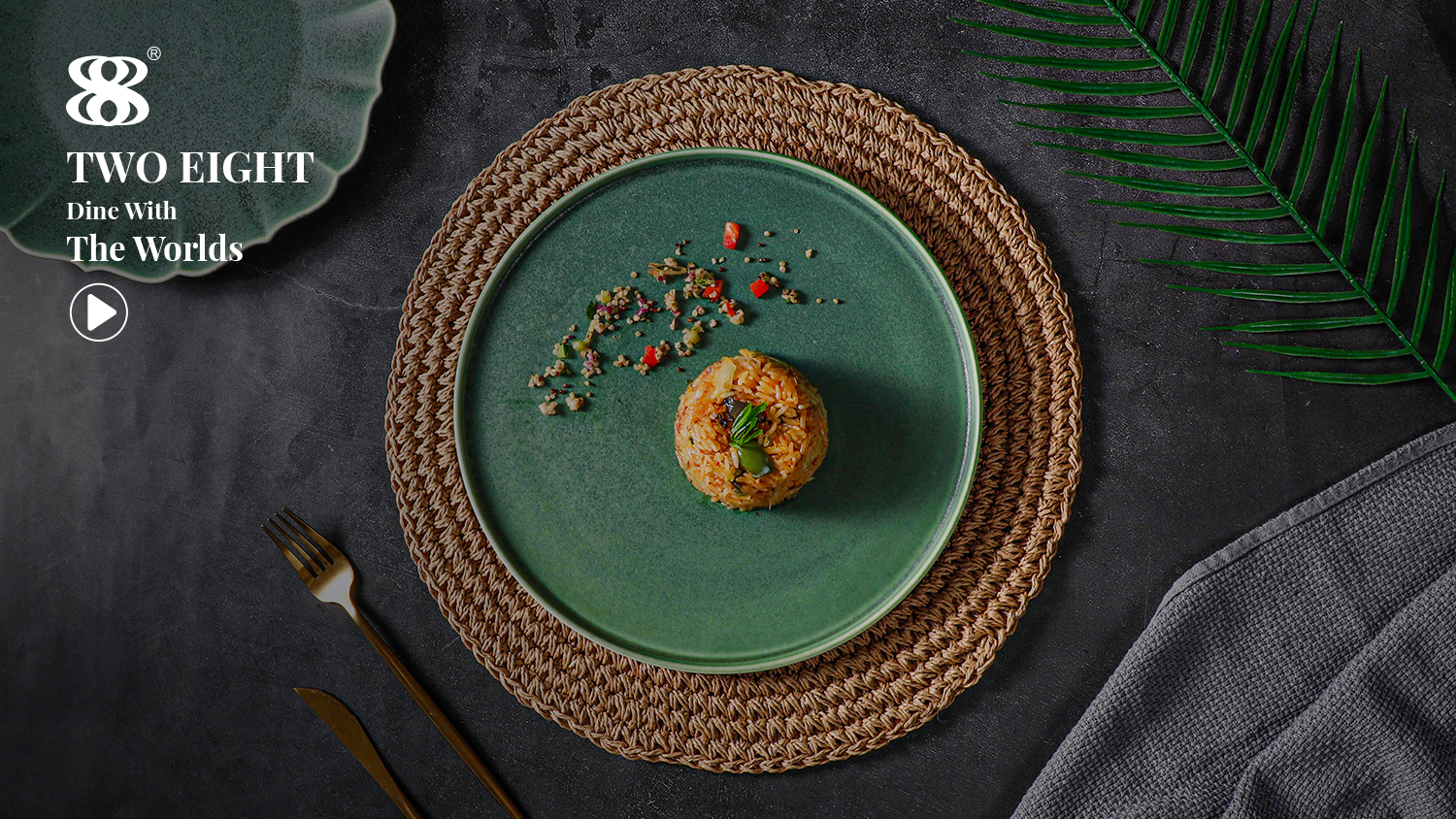 QING LI SERIES- 2021 New Special Color Matte Dinnerware, Unique shape brings different feeling on table