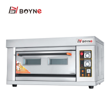 Gas Industrial Stainless steel Deck Bakery Oven One Layer Three Trays for Bread Baking