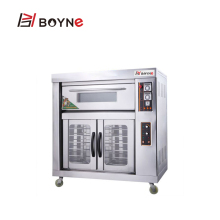 Commercial Bakery Kitchen Equipment One Layer Two Trays Gas bakery Oven With 12 Trays Fermentation Tank