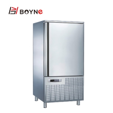 Stainless Steel Embraco Compressor 15 Trays Fan Cooling Blast Freezer