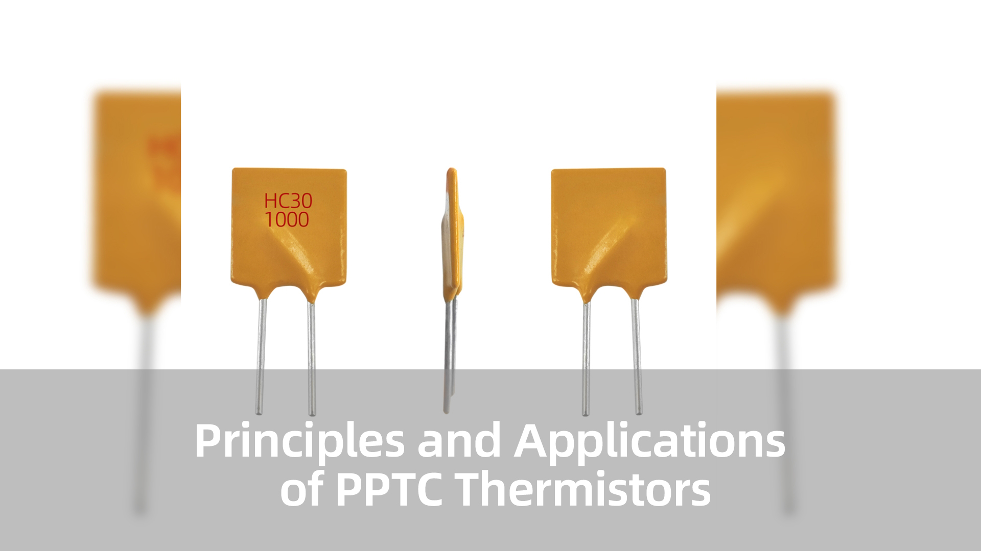 Principles and Applications of PPTC Thermistors Haichuan