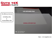 What is the difference between the traditional diffuser film and the LCD diffuser film?