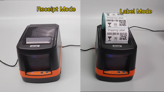 Stampante termica per codici a barre e ricevute per etichette termiche Hoin  da 80 mm di