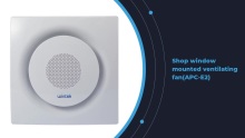 Exhaust Ventilating Fan With Bluetooth Music for Window Mounted Wintek APC-E2
