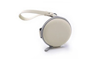 Folded Sunglasses Storage Case EVA Headphone Case Round Zip Pack Folding Glasses Case