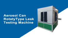 Aerosol Can Rotaty Type Leak Testing Machine