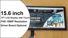 15.6 inch FHD 1080P LVDS LCD Display 1920*1080 IPS TFT LCD Module Screen with Capacitive Touch Panel with Driver Board
