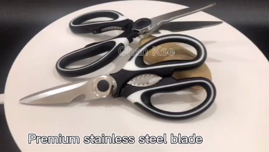 Chan Kee Wholesale Kitchen Scissors Meat Poultry Vegetable Cutting Scissors Household Shears Manufacturer
