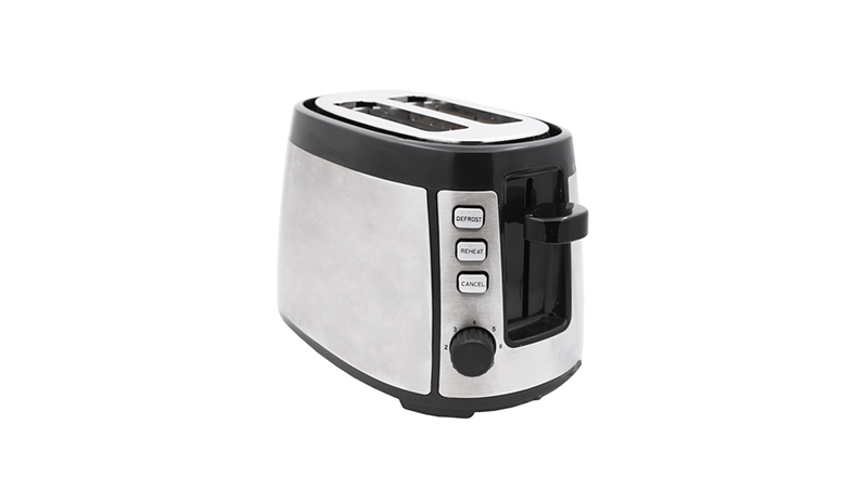 Sıcak Satış Yeni Tasarım Paslanmaz Çelik 2 Dilim Izgara Popup Ekmek Tost Makinesi