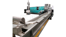 HDPE PP rigid plastics strand recycling pelletizing machine