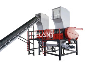 Plastic PET bottle crusher machine