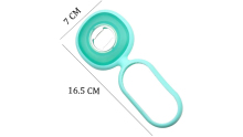 Ergonomic 3 in 1 Stainless Steel Silicone Jar Bottle Opener Refrigerator Magnet